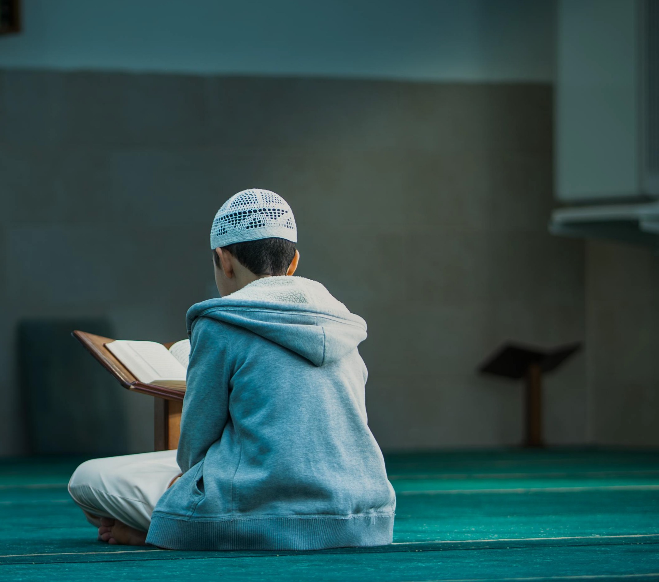 Student studying the Quran